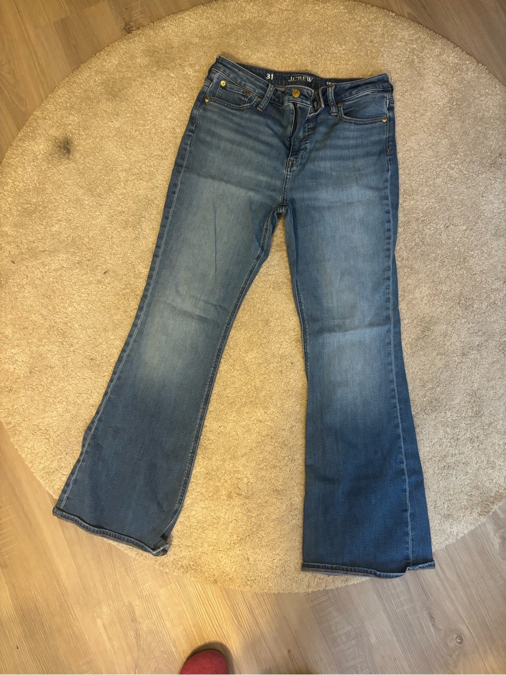 J. Crew Women's Medium Blue Flare Jeans